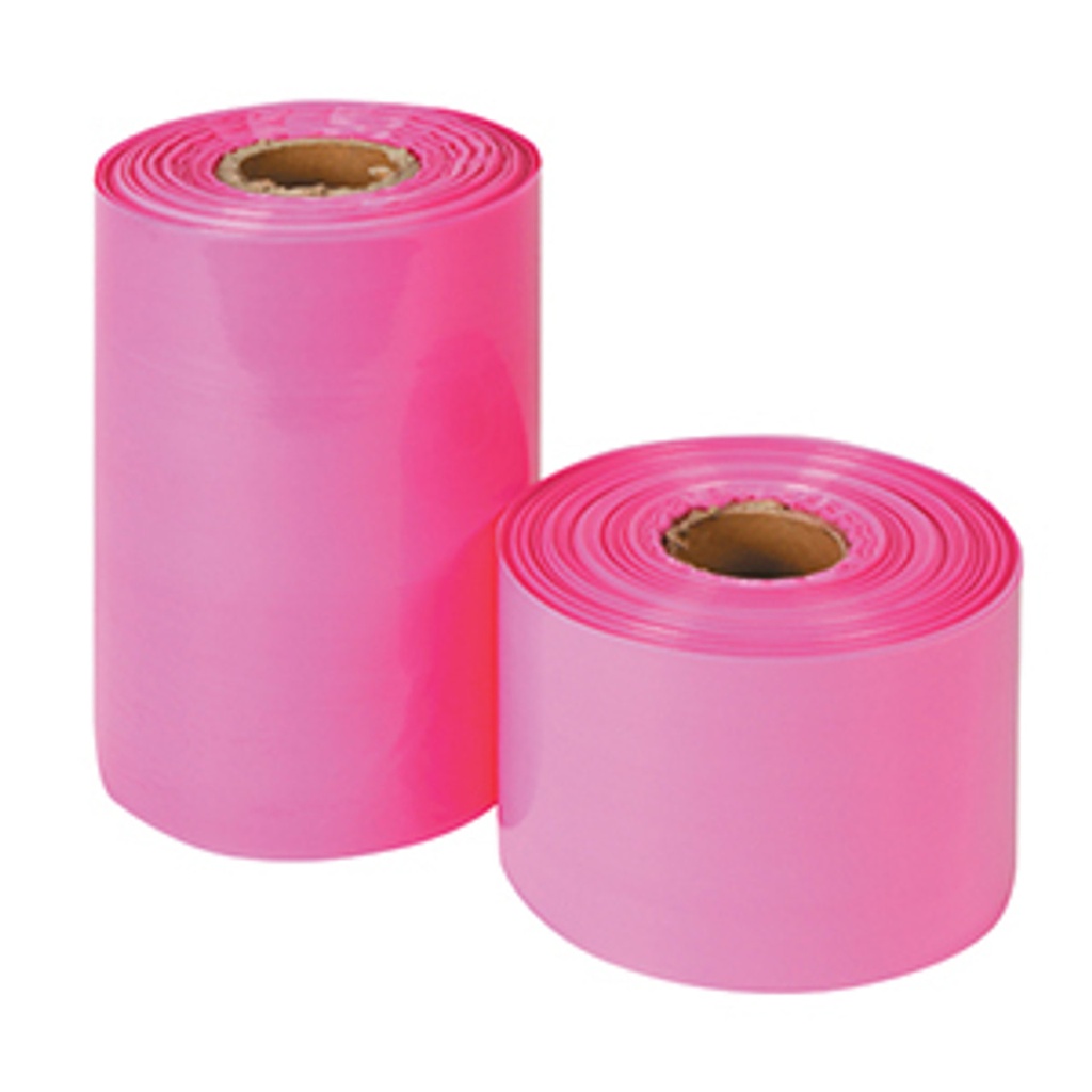 Pink AntiStatic Polythene Layflat Tubing